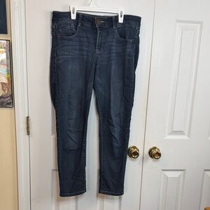 Wit & Wisdom Deep Indigo Ankle Jeans